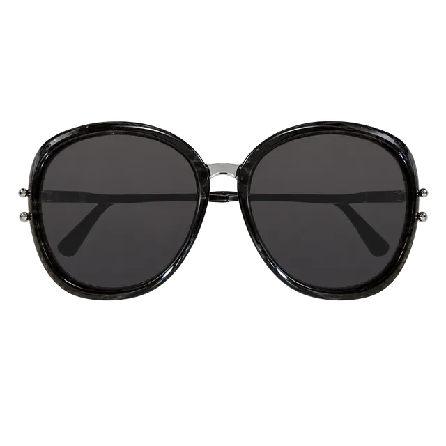 H&M Oversized Round Sunglasses Brown Frame
