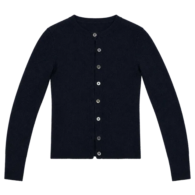 Banana Republic 100% Merino Wool Cardigan Size XS Navy Blue Sweater