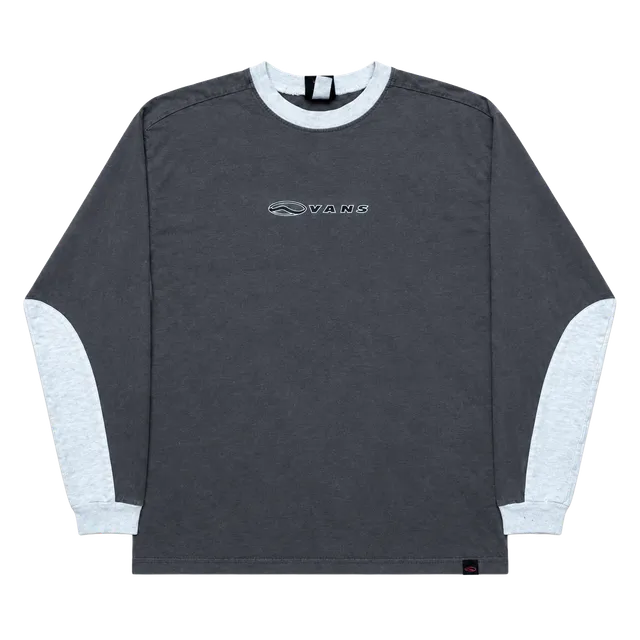 Vans Long Sleeve T-Shirt Gray White