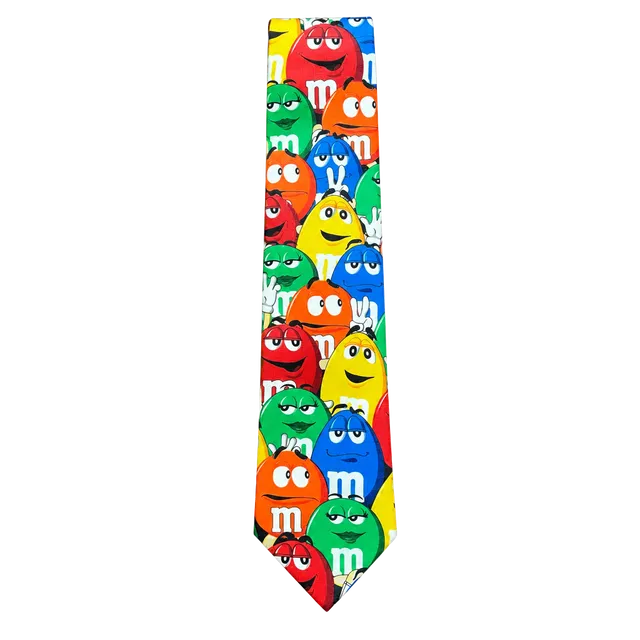 Ralph Marlin M&M's Characters All Over Large Tie Multi Color