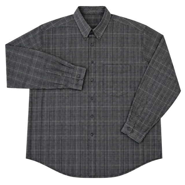 Van Heusen Plaid Button Down Shirt Size XL 17-17 1/2
