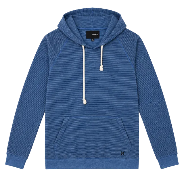 Hurley Striped Hoodie Size M Blue