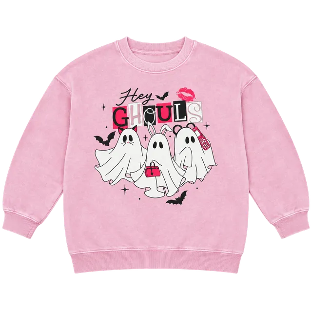 Wound Up Hey Ghouls Halloween Sweatshirt Size XL 16-18