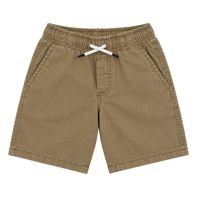 Cat & Jack Boys Pull-On Woven Shorts Dark Khaki