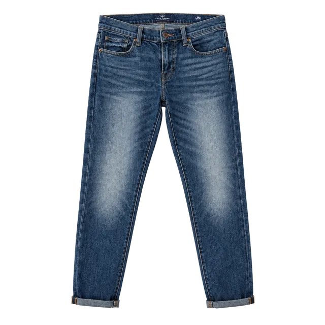 Lucky Brand Sienna Slim Boyfriend Jeans Size 00/24 Blue Denim