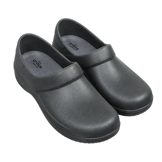 Crocs On-The-Clock Work Clog Size W11 Black Slip Resistant