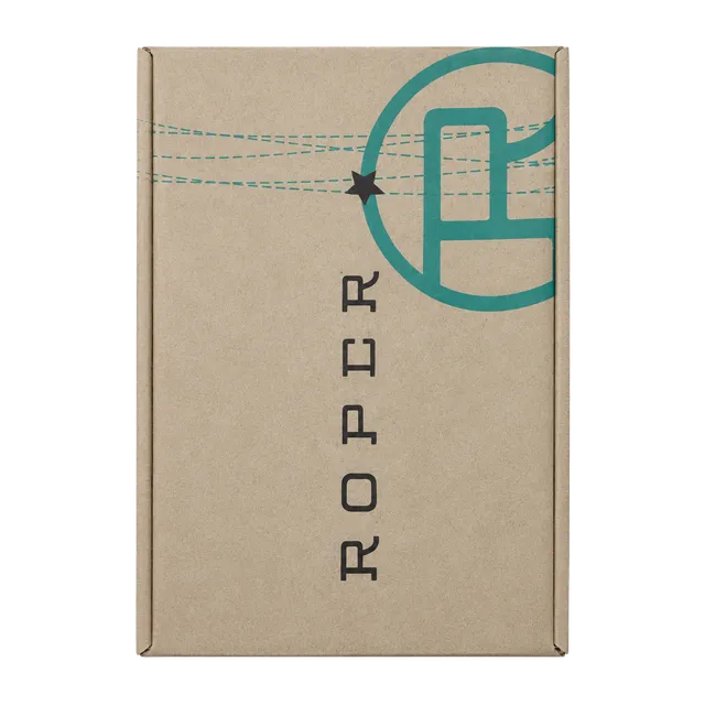 Roper Arrows Square Wonder Boot Size 7.5 Brown Leather
