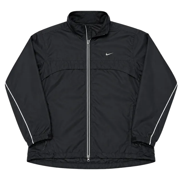 Vintage Nike Clima-Fit Full Zip Jacket Black Windbreaker