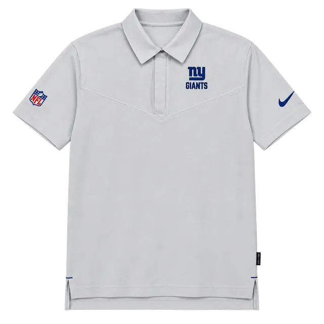 Nike New York Giants NFL On Field Polo Gray