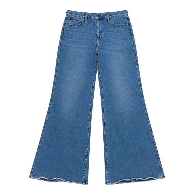 Madewell 11" High-Rise Flare Jeans Womens Size 33 Medium Wash Bell Bottom Denim