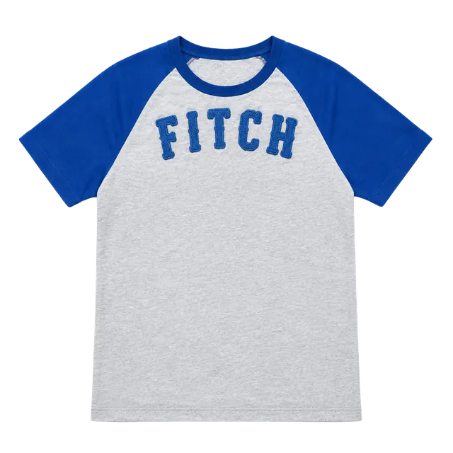 Y2K Abercrombie & Fitch Applique Raglan T-Shirt