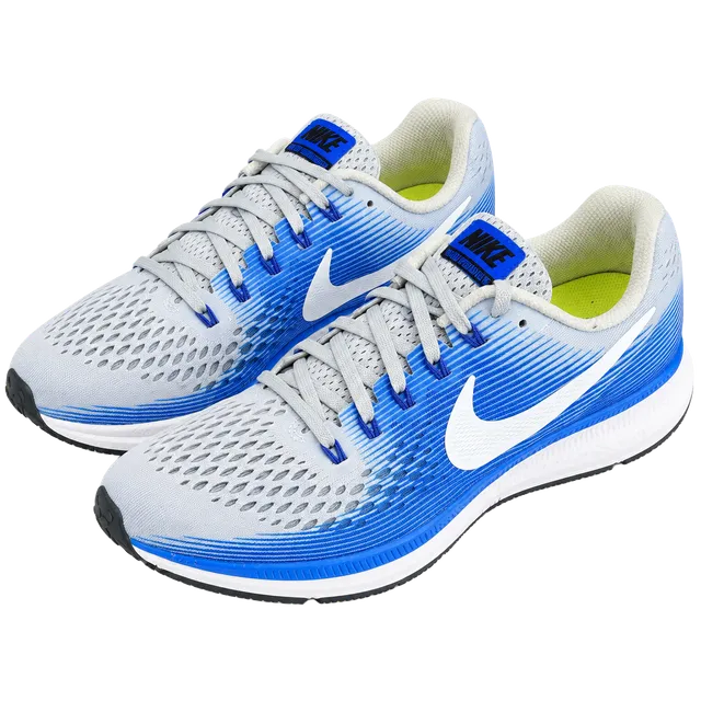 Nike Air Zoom Pegasus 34 Running Shoes Blue Grey