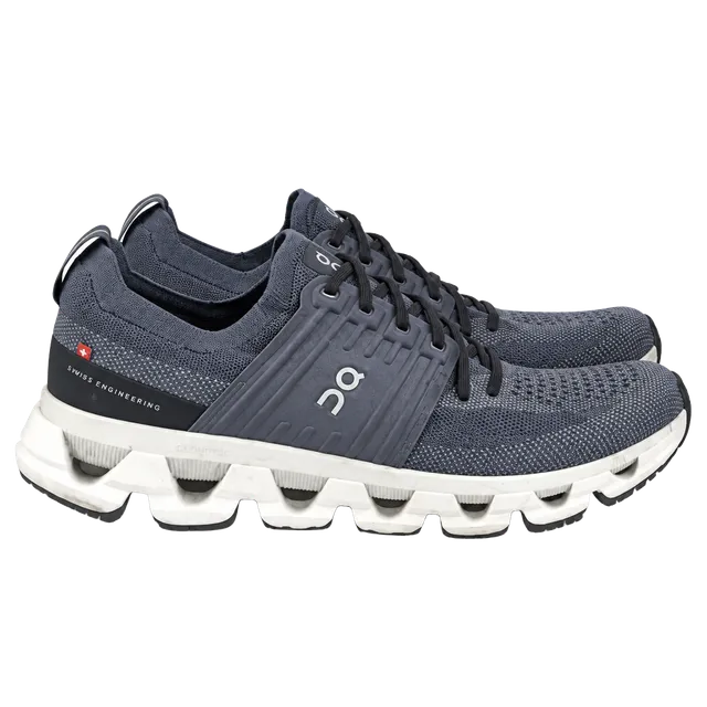 OnCloud, Cloudswift Running Shoes, Performance Grey/Blue, Womans 9.5