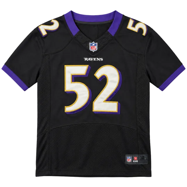 Nike Baltimore Ravens Ray Lewis 52 Jersey Size 48 Black NFL