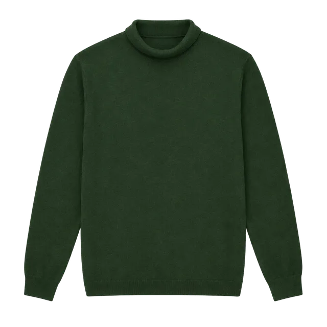OGD Mock Neck Sweater Size L 100% Merino Wool