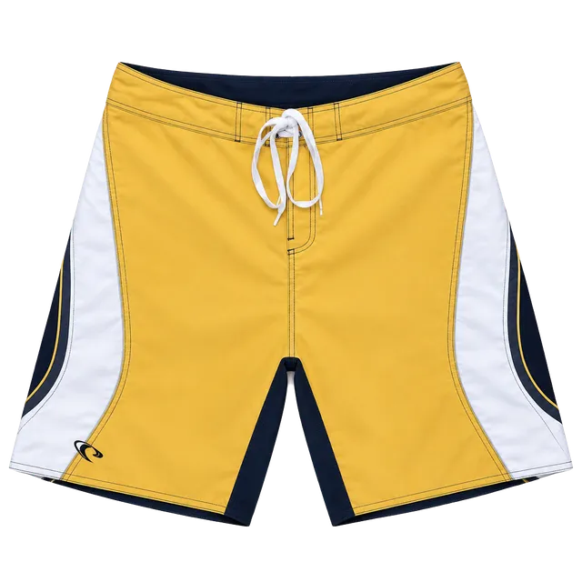 O'Neill Board Shorts Yellow White Black Size 33