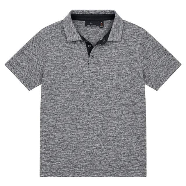 Marc Anthony Polo Long Sleeve Shirt Size XL Gray Slim Fit