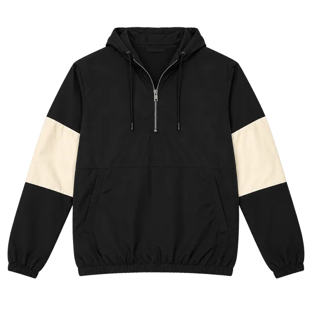 L.A. Hearts Windbreaker Jacket Size S Black White Anorak