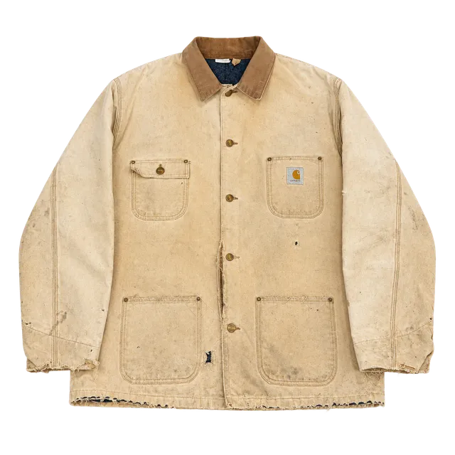 Carhartt Blanket Lined Chore Barn Duck Coat Carhartt Brown Distressed