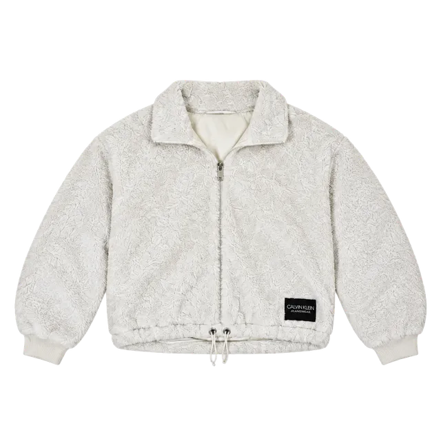 Calvin Klein Performance Sherpa Fleece Pullover Size XL White