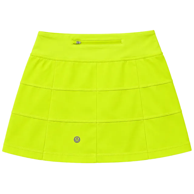 Lululemon Pace Rival Mid-Rise Skirt Electric Lemon Yellow