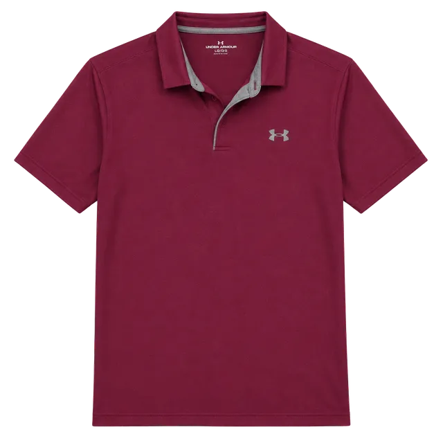 Under Armour Polo Shirt Size 2XL Maroon Red Loose Fit NWT