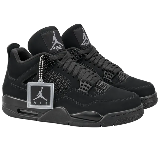Jordan Air Jordan 4 Retro Black Cat Black Shoes