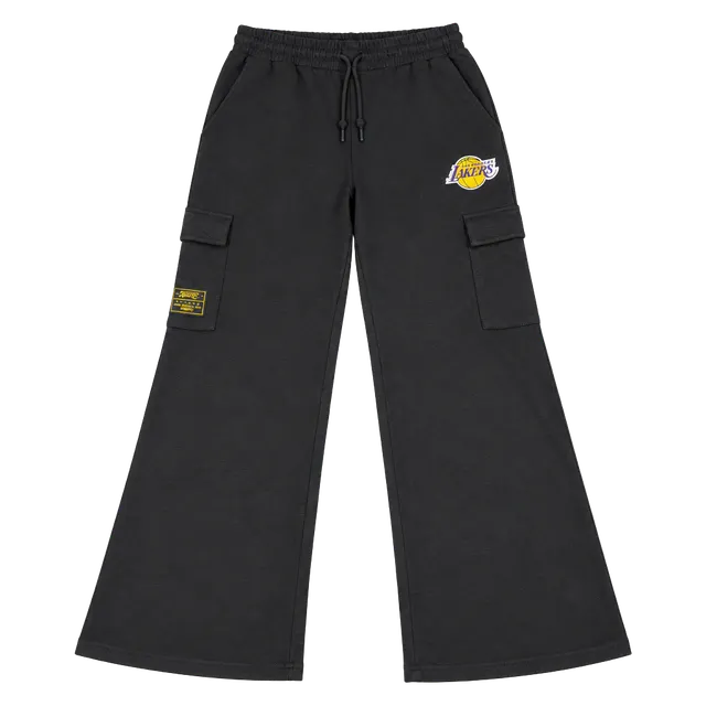 Ultra Game Los Angeles Lakers Cargo Sweatpants Size S Black