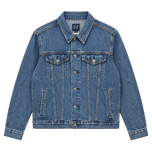 Gap Denim Jacket Size L Blue Cotton