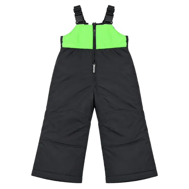 ZeroXposur Snow Bibs Size 18M Black Green Winter Ski Pants Infant