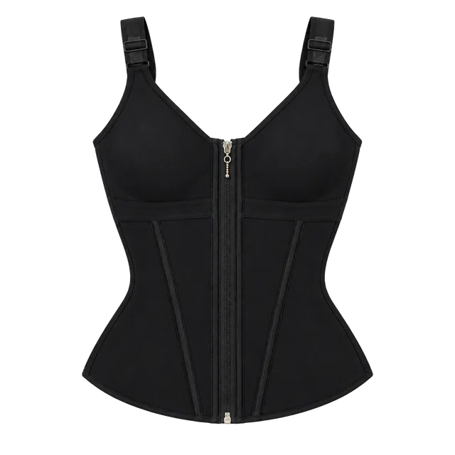 Shapshe Waist Trainer Vest Zip Front Tummy Control