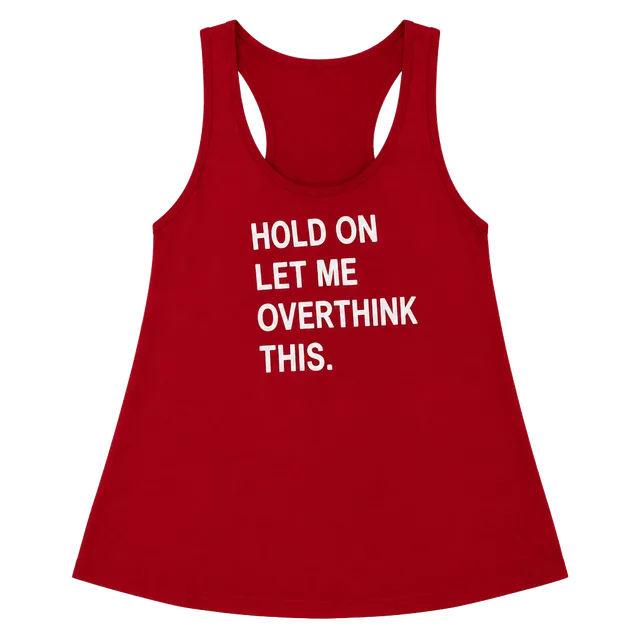 Secret Treasures Tank Top Size XL/XG (16-18) Red Graphic