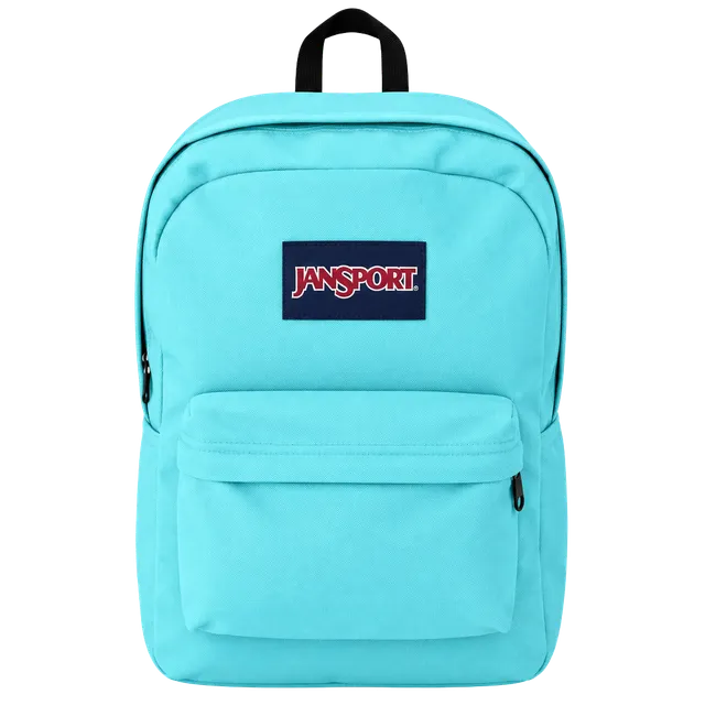 JanSport SuperBreak Backpack Aqua Dash Light Blue
