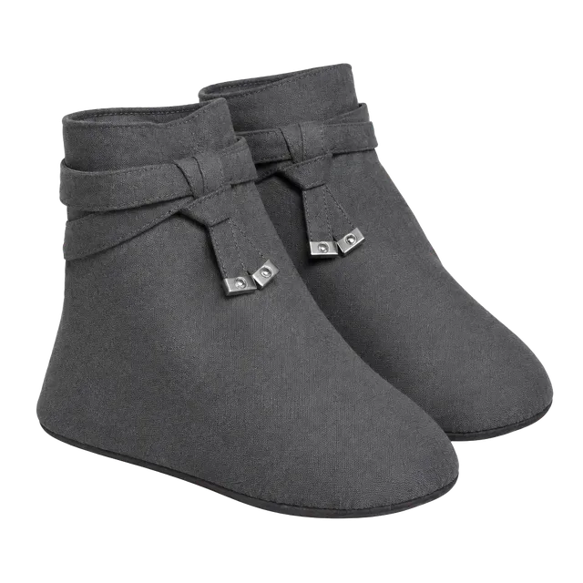 REPORT KK-TAKISO Ankle Boots Size 9M/40 Gray Block Heel Faux Suede