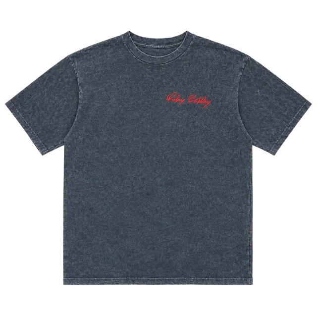 Talladega Nights Ricky Bobby Graphic T-Shirt Size L Gray Cotton