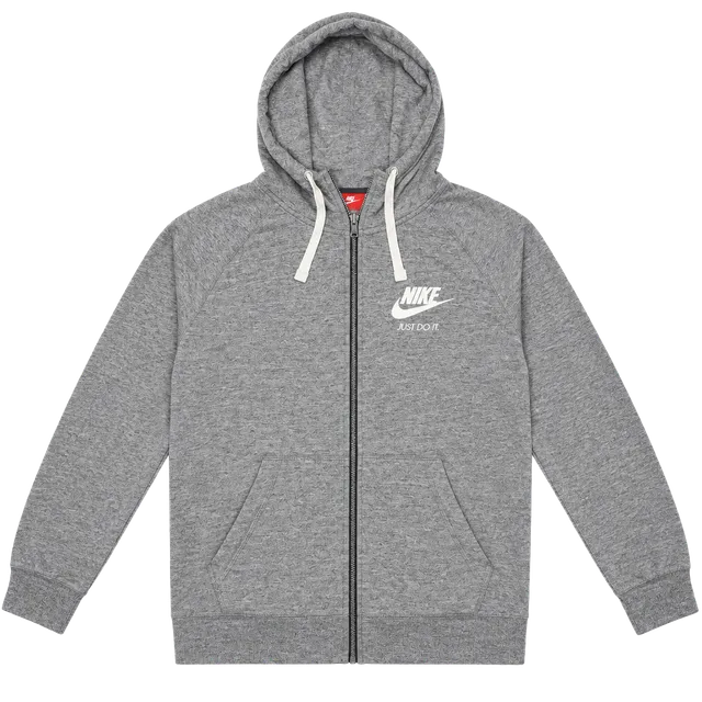 Nike Full Zip Hoodie Size XL Gray Just Do It