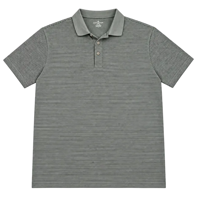 Grand Slam Golf Polo Shirt Size XXL Striped Gray Polyester