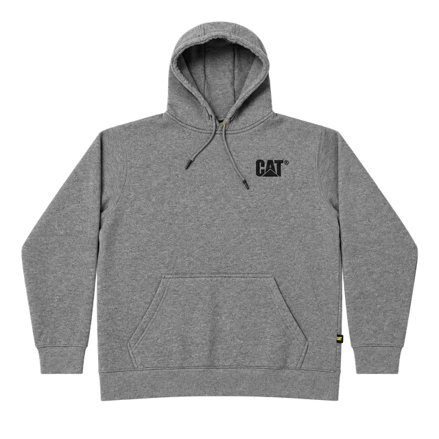 Caterpillar Trademark Banner Hoodie Size XXL Gray Pullover Sweatshirt