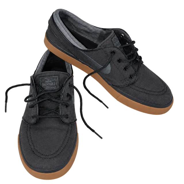 Nike SB Stefan Janoski Size 8.5 Black Gum Sole Skate Shoes