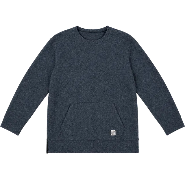 American Eagle Fleece Crewneck Sweatshirt Size S Gray