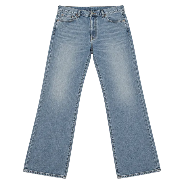 Levi's 501 Straight Jeans 36x34 Light Wash Denim