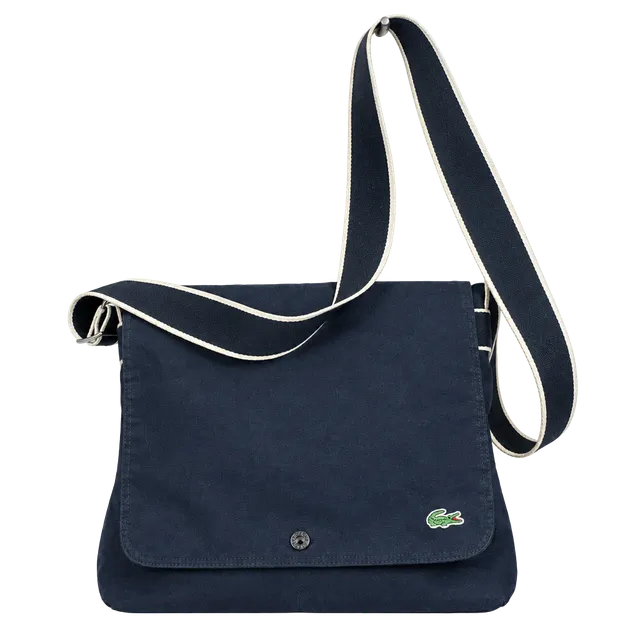 Lacoste Black Messenger Bag