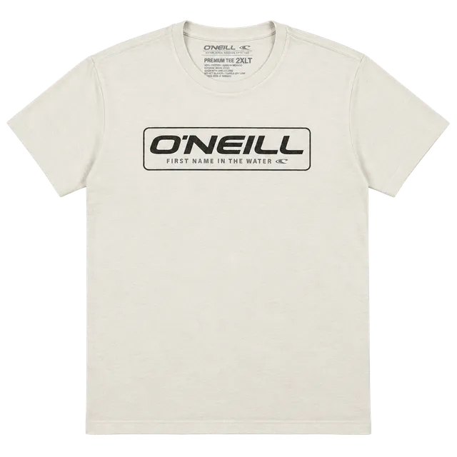 O'Neill Premium Tee Size 2XLT White Short Sleeve