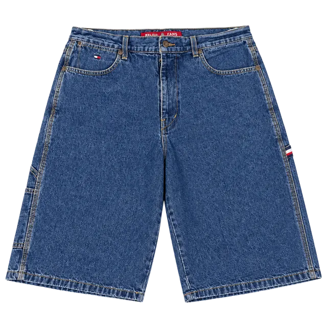 Tommy Jeans Denim Shorts Baggy Carpenter Blue