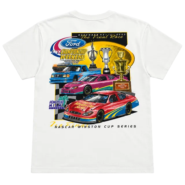 Vintage Nascar Championship Weekend 2003 T-Shirt Size XL White
