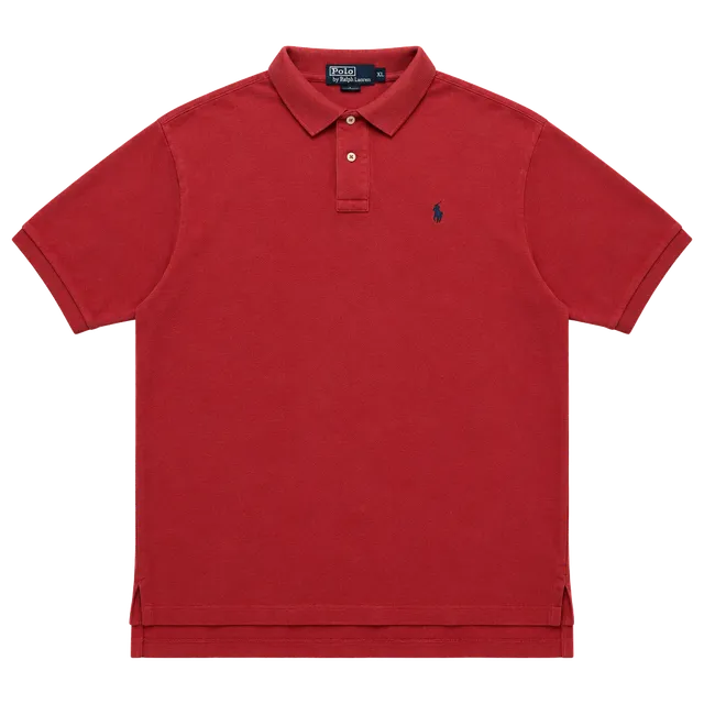 Vintage Polo Ralph Lauren Red Ringer Polo Shirt Men’s XL Oversized Baggy Classic
