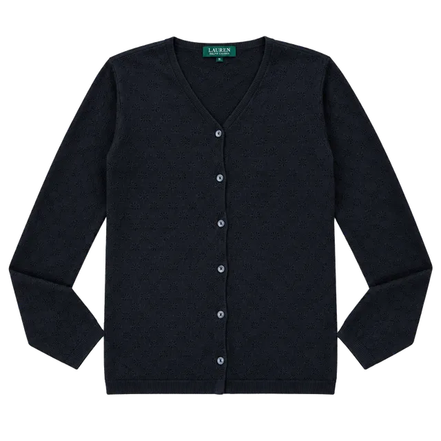 VTG Lauren Ralph Lauren Black Cardigan Size L
