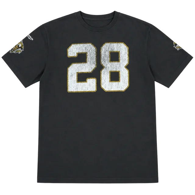 Reebok NFL Minnesota Vikings Adrian Peterson 28 T-Shirt Gray