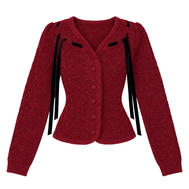  fuzzy sweater cardigan dark academia vampire witch gothic