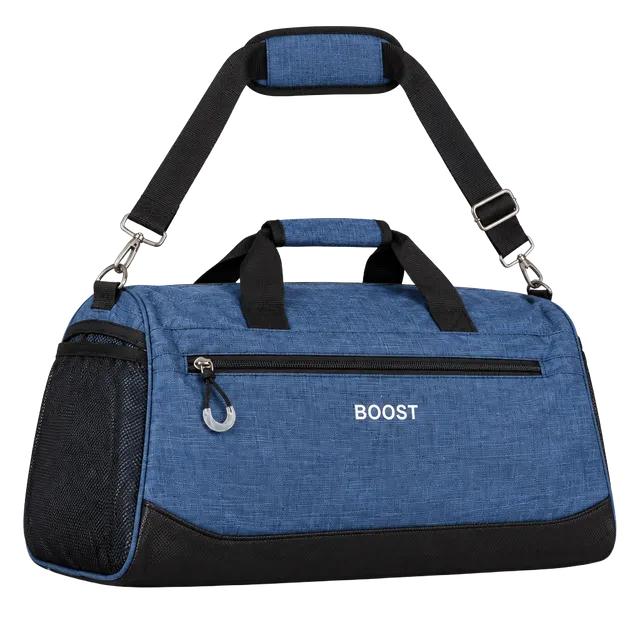 BOOST Gym Duffel Bag Blue Heather